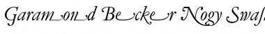 Download Garamond Becker No5 Swash Font Download Garamond Becker No5 Swash Font