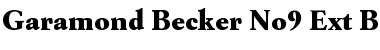 Download Garamond Becker No9 Ext Bold Font Download Garamond Becker No9 Ext Bold Font