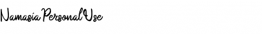 Download Namasia Font Download Namasia Font