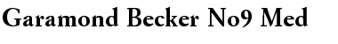 Download Garamond Becker No9 Med Font Download Garamond Becker No9 Med Font