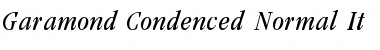 Download Garamond_Condenced-Normal-It Font Download Garamond_Condenced-Normal-It Font
