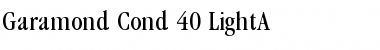 Download Garamond_Cond_40 Font Download Garamond_Cond_40 Font