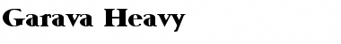 Download Garava Heavy Font Download Garava Heavy Font