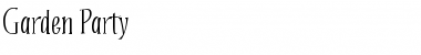 Download Garden Party Font Download Garden Party Font