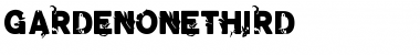 Download GardenOneThird Font Download GardenOneThird Font