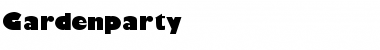 Download Gardenparty Font Download Gardenparty Font