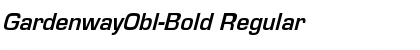 Download GardenwayObl-Bold Font Download GardenwayObl-Bold Font
