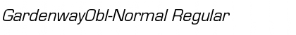 Download GardenwayObl-Normal Font Download GardenwayObl-Normal Font