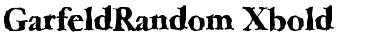 Download GarfeldRandom-Xbold Font Download GarfeldRandom-Xbold Font