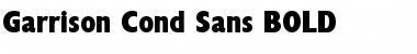 Download Garrison Cond. Sans Font Download Garrison Cond. Sans Font