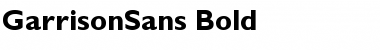 Download GarrisonSans-Bold Font Download GarrisonSans-Bold Font