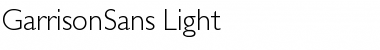 Download GarrisonSans-Light Font Download GarrisonSans-Light Font