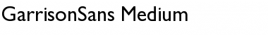 Download GarrisonSans-Medium Font Download GarrisonSans-Medium Font