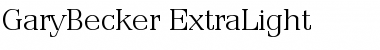 Download GaryBecker-ExtraLight Font Download GaryBecker-ExtraLight Font