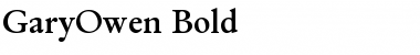Download GaryOwen Bold Font Download GaryOwen Bold Font