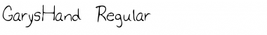 Download GarysHand Font Download GarysHand Font