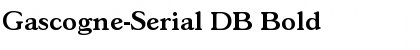 Download Gascogne-Serial DB Font Download Gascogne-Serial DB Font