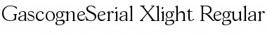Download GascogneSerial-Xlight Font Download GascogneSerial-Xlight Font