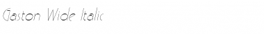 Download Gaston Wide Font Download Gaston Wide Font