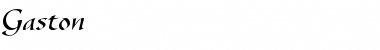 Download Gaston Font Download Gaston Font
