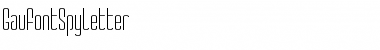 Download GauFontSpyLetter Font Download GauFontSpyLetter Font