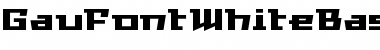 Download GauFontWhiteBase Font Download GauFontWhiteBase Font