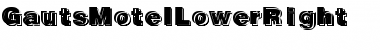 Download GautsMotelLowerRight Font Download GautsMotelLowerRight Font