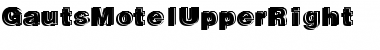 Download GautsMotelUpperRight Font Download GautsMotelUpperRight Font