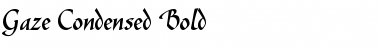 Download Gaze Condensed Font Download Gaze Condensed Font