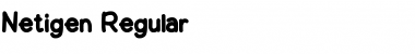 Download Netigen Regular Font Download Netigen Regular Font