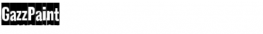 Download GazzPaint Font Download GazzPaint Font