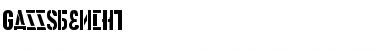 Download GazzStencil Font Download GazzStencil Font
