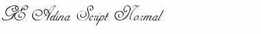 Download GE Adina Script Font Download GE Adina Script Font