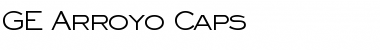 Download GE Arroyo Caps Font Download GE Arroyo Caps Font