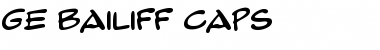 Download GE Bailiff Caps Font Download GE Bailiff Caps Font