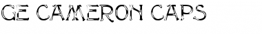 Download GE Cameron Caps Font Download GE Cameron Caps Font