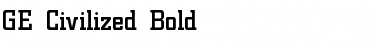 Download GE Civilized Font Download GE Civilized Font