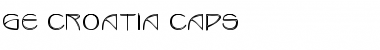 Download GE Croatia Caps Font Download GE Croatia Caps Font