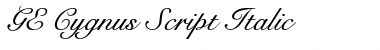 Download GE Cygnus Script Font Download GE Cygnus Script Font