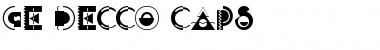 Download GE Decco Caps Font Download GE Decco Caps Font