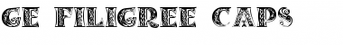 Download GE Filigree Caps Font Download GE Filigree Caps Font