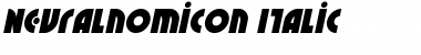 Download Neuralnomicon Italic Font Download Neuralnomicon Italic Font