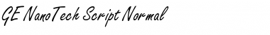 Download GE NanoTech Script Font Download GE NanoTech Script Font