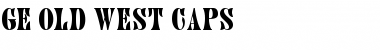 Download GE Old West Caps Font Download GE Old West Caps Font