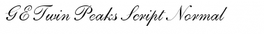 Download GE Twin Peaks Script Font Download GE Twin Peaks Script Font