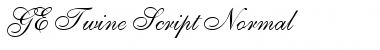 Download GE Twine Script Font Download GE Twine Script Font