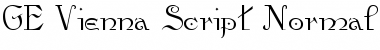 Download GE Vienna Script Font Download GE Vienna Script Font