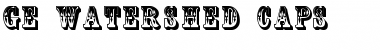Download GE Watershed Caps Font Download GE Watershed Caps Font
