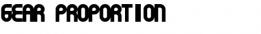 Download Gear Proportion Font Download Gear Proportion Font
