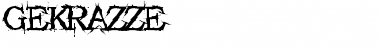 Download GEKRAZZE Font Download GEKRAZZE Font